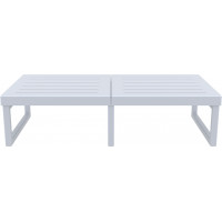 Столик кавовий Mykonos Lounge Table XL Silver Grey